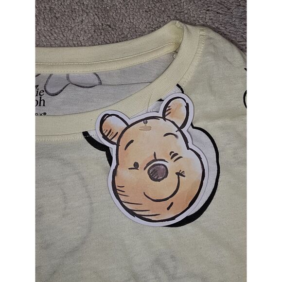 Disney's Winnie The Pooh Hunny Cotton Pajama Dress Size Large Primark Exclusive - Picture 2 of 5